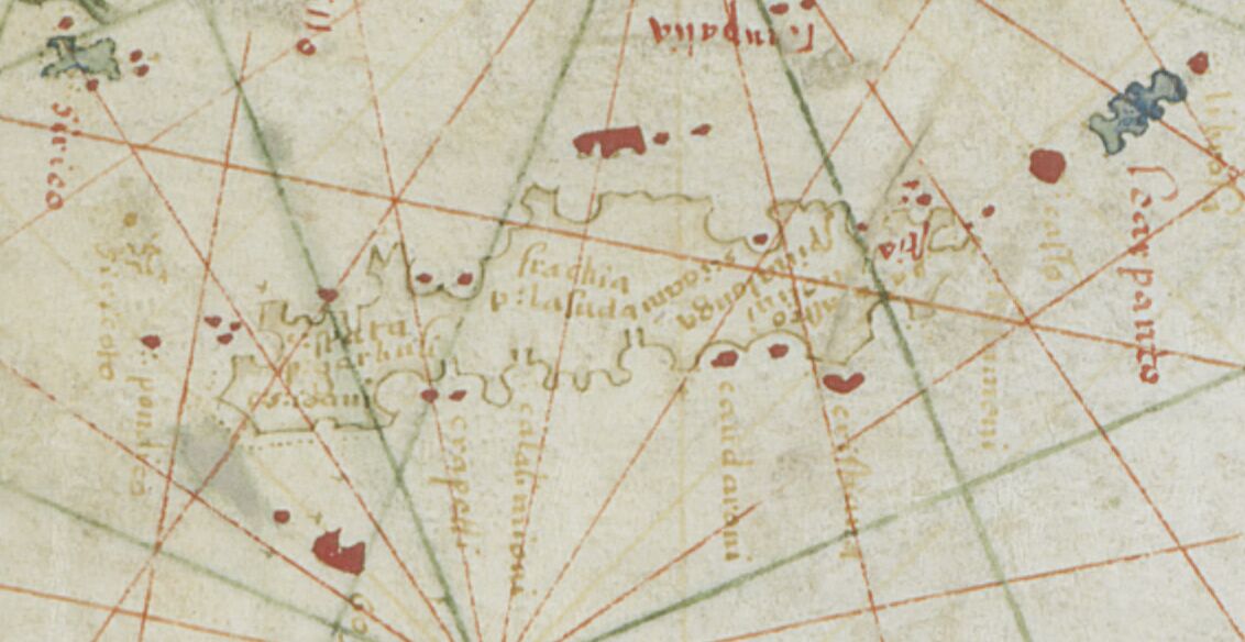 1606 Carte nautique de la Mer Méditerranée et d'une partie de la Mer Noire Oliva, Joan. Auteur présumé du texte.jpg